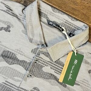 NEW Travis Mathew Men's XXL 2XL Beachside Stealth Golf Polo Shirt Grey